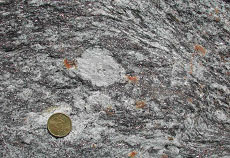 Gneis glandular del Paleozoico