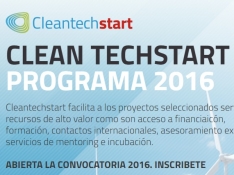 Abierta la convocatoria del programa Cleantechstart para el impulso de start-ups centradas en tecnologías limpias