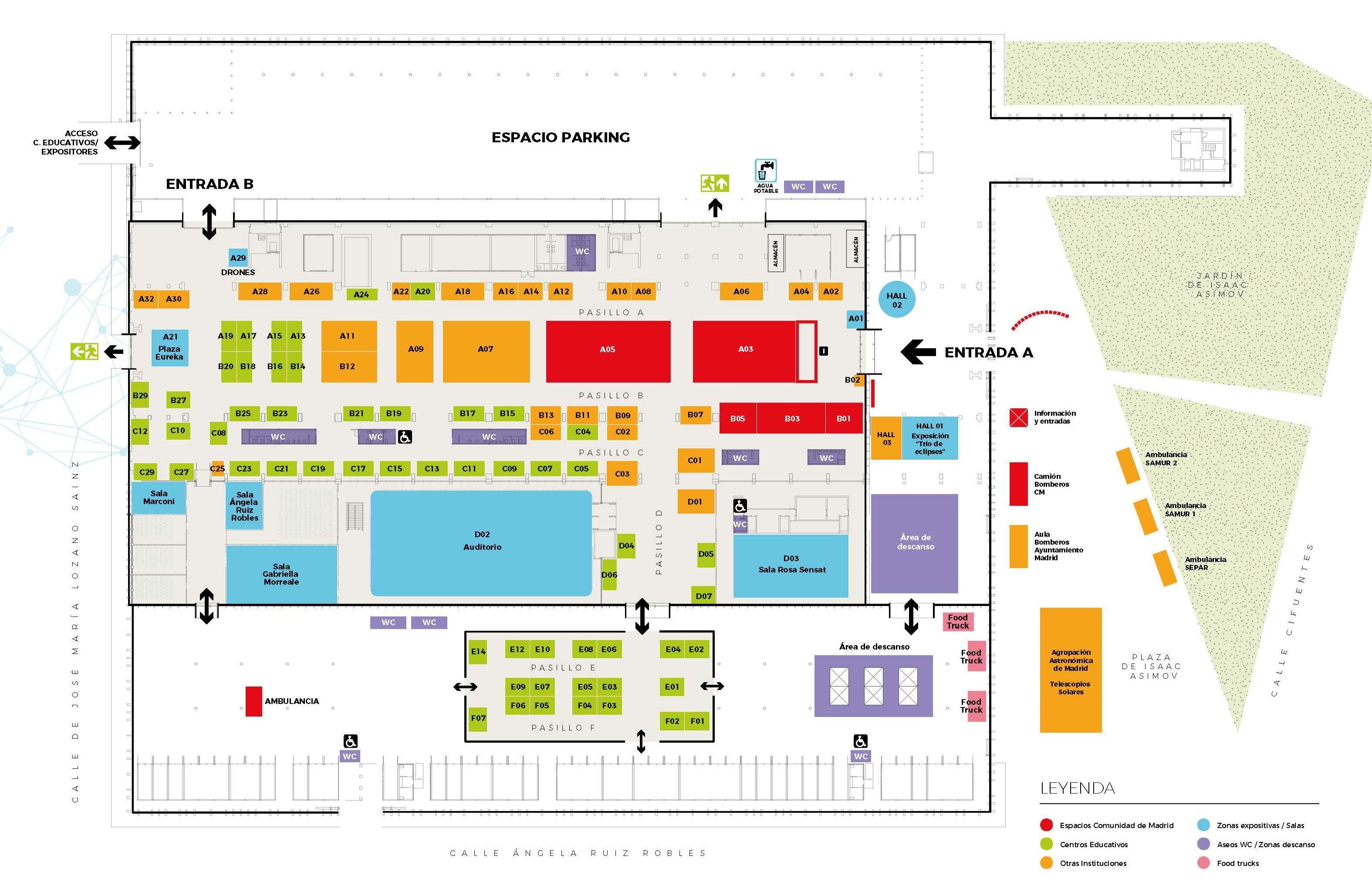 Plano feria madrid es ciencia 2026