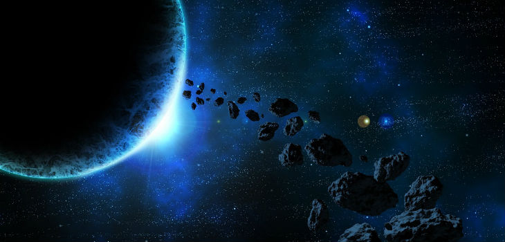 Los asteroides contra la Tierra y la Luna se han multiplicado desde la era de dinosaurios