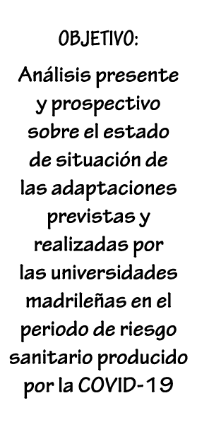 OBJETIVO: Análisis presente y prospectivo sobre el estado de situación de las adaptaciones previstas y realizadas por   