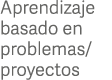 Aprendizaje basado en problemas proyectos