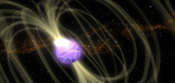 Ilustración gráfica de una estrella de neutrones. / NASA/Goddard Space Flight Center Conceptual Image Lab