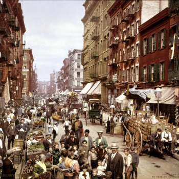 Gueto de inmigrantes de Little Italy, en Nueva York, hacia 1900. / BIBLIOTECA DEL CONGRESO DE EE.UU.