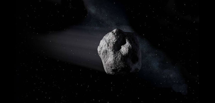 Ilustración artística de un asteroide. / NASA/JPL-Caltech