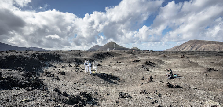 Escenario lunar. / ESA–A. Romeo