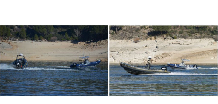 Sistemas KALUGA y ECUVE operando de forma conjunta en el Pantano de San Juan (Madrid) (UTEK)