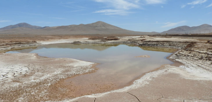 Lagos formados en el corazón del desierto de Atacama durante las lluvias. / ©Carlos González Silva