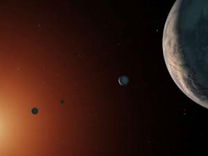 Ilustración artística del Sistema TRAPPIST-1. / NASA/JPL-Caltech