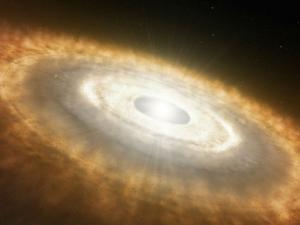  Impresión artística de una estrella de Herbig. / ©ESO y L. Calçada