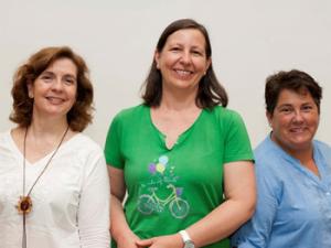 De izquierda a derecha: Almudena Orejas, Marta Moreno y Leonor Peña
