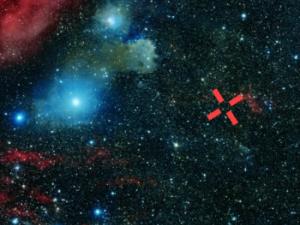 Región del cielo en la que se encuentra la fuente emisora del neutrino . / IAC