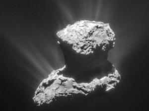 El cometa 67P/Churyumov-Gerasimenko captado por la misión Rosetta. / ESA/Rosetta/NavCam/MPS