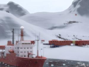 Recreación en 3D de la base Juan Carlos I . / (CSIC Comunicación)