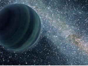 La concepción de este artista ilustra un planeta parecido a Júpiter solo en la oscuridad del espacio, flotando libremente sin una estrella madre. Los astrónomos descubrieron evidencia de 10 mundos tan solitarios, que se cree que fueron "arrancados" o expulsados del sistema solar en desarrollo. / NASA/JPL-Caltech