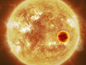 Exoplaneta caliente. / ESA/ATG medialab, CC BY-SA 3.0 IGO