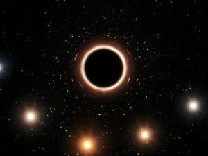 Esta ilustración muestra la trayectoria de la estrella S2 a medida que se acerca al agujero negro supermasivo del centro de la Vía Láctea. / ESO/M. Kornmesser