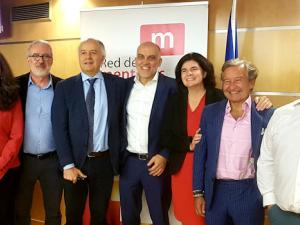 Los autores de la guía de base para la certificación elaborada por madri+d durante el IV Encuentro de Mentoring Internacional de Emprendedores