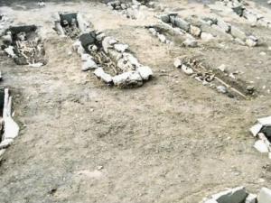 Necrópolis de Barrejo en Cordiñanes de Valdeón. / Imágenes cedidas por el Área de Antropología Física de la ULE