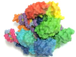 Impresión 3D de la enzima Cas9 de CRISPR, especializada en cortar ADN. / NIH Image Gallery (FLICKR)