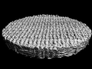 Estructura del nuevo material observado con un microtomógrafo de rayos X. / UPV