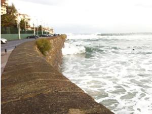 Ondas de borde en la playa de la Concha de San Sebastián. / Farkhad Aliev (UAM)