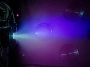 Motor HPT en la cámara de vacío. / SENER