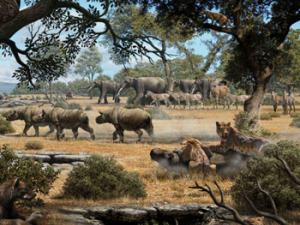 Ilustración de reconstrucción de Cerro de los Batallones de Mauricio Antón. / Mauricio Antón