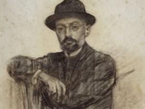 Miguel  de Unamuno (hacia 1904- 1905) / Ramón Casas (MNAC)