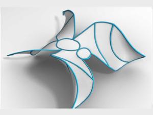 Simulación del diseño de una mariposa. / Labs IRO - University of Montreal