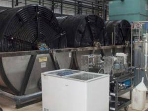 Planta depuradora del Campus de Móstoles de la URJC.